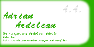 adrian ardelean business card